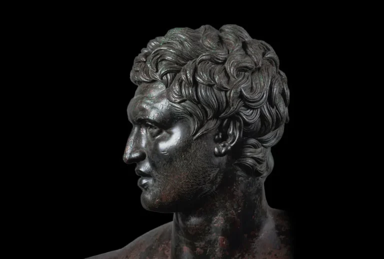 principe ellenistico, statua conservata presso palazzo massimo, museo in roma